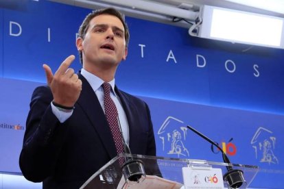 El líder de Ciudadanos, Albert Rivera