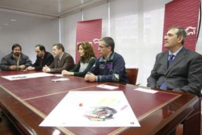 Momento de la presentación del ciclo de conferencias desarrollado en la Obra Social de Caja España