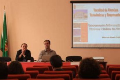 Un momento de las actividades celebradas en la Universidad de León sobre el Plan Bolonia