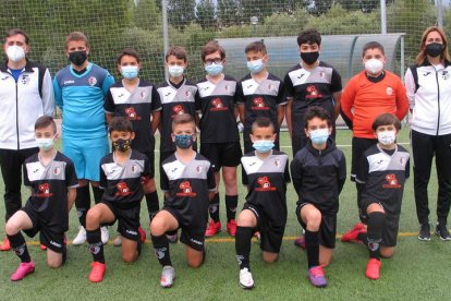 Equipo del Atlético Templario que disputa la competición alevín. MANUEL MACÍAS