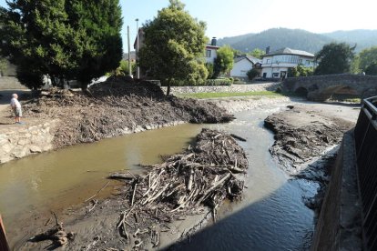 La Confederación está revisando las zonas susceptibles de verse afectadas por inundaciones. ANA F. BARREDO