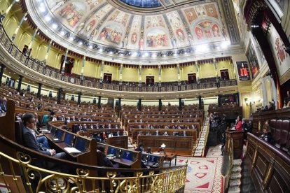 Imagen del hemiciclo del Congreso de los Diputados