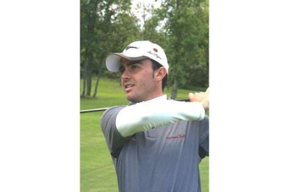 El golfista leonés Jorge García.