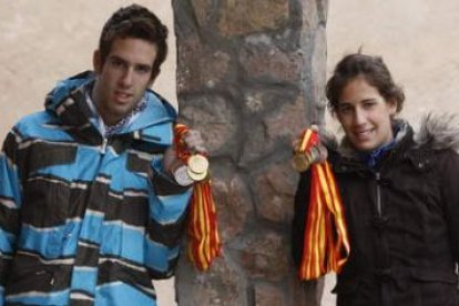 Álex y Érika sumaron sus segundas medallas en el Nacional Open ampliando un palmarés ya de por sí no