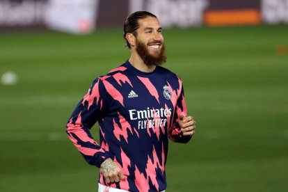 El capitán y defensa del Real Madrid, Sergio Ramos. JUANJO MARTÍN