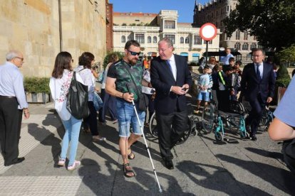 El alcalde participó en los actos de la Semana de la Movilidad