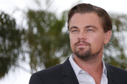 Fotografía de archivo. Leonardo Di Caprio posa para los fotógrafos en el Festival de Cannes.