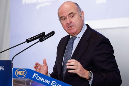 El vicepresidente del Banco Central Europeo, Luis de Guindos. CHEMA MOYA