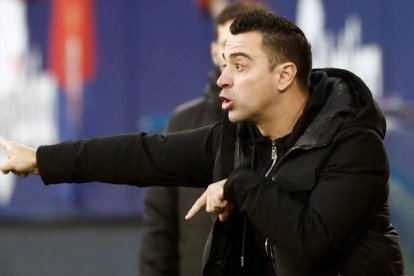 El entrenador del Barcelona, Xavi Hernández. DL