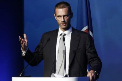 El presidente de la Uefa, Aleksander Ceferin. YANNIS KOLESIDIS
