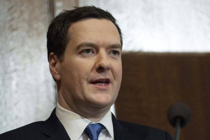 El ministro de Finanzas británico, George Osborne.