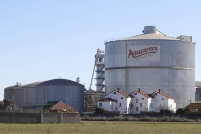 Imagen de la fábrica de Azucarera de La Bañeza. RAMIRO