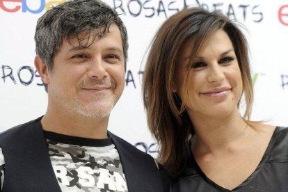 Alejandro Sanz y Raquel Perera, en una imagen de archivo.