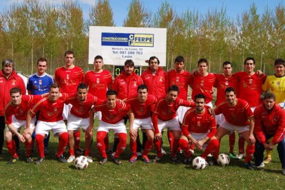 Formación del equipo del Ribera Carrizo que milita en la 1.ª División Provincial de Aficionados.