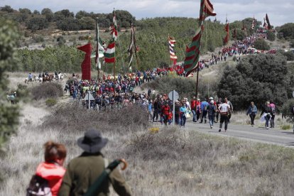 Imagen de la última romería, en 2017. JESÚS F. SALVADORES