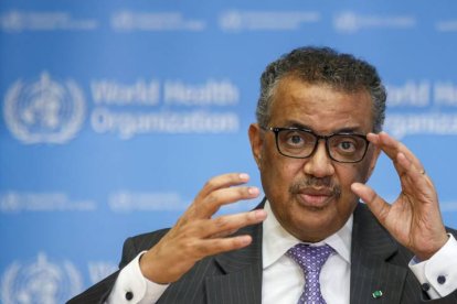 El director general de la Organización Mundial de la Salud (OMS), Tedros Adhanom Ghebreyesus. SALVATORE DI NOLFI