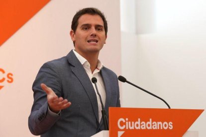 El presidente de Ciudadanos, Albert Rivera.