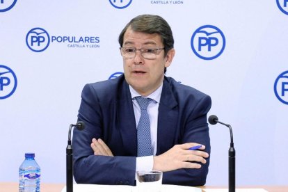 El presidente del Partido Popular de Castilla y León y candidato a la Presidencia de la Junta, Alfonso Fernández Mañueco