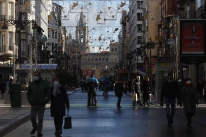 Calles de León el pasado 4 de enero. JESÚS F. SALVADORES