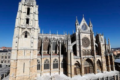 Vista de la Catedral de León. MARCIANO PÉREZ