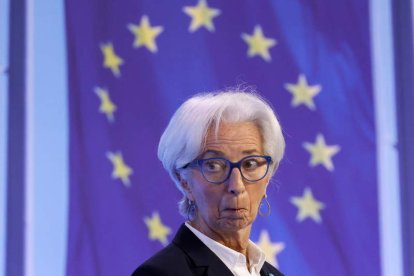 Christine Lagarde, presidenta del Banco Central Europeo. RONALD WITTEK