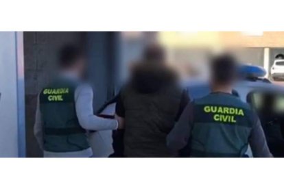 Una de las detenciones practicadas recientemente. GUARDIA CIVIL