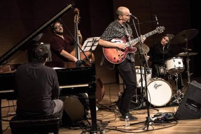 Víctor Antón Group, durante un concierto. ANTONIO TORRES OLIVERA