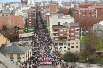 Vista general de la manifestación de hace un año.