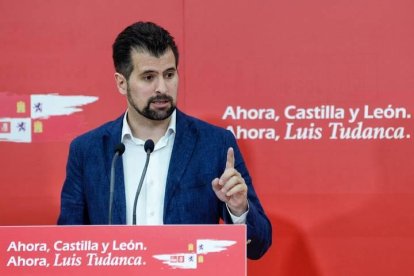 El responsable de los socialistas en la Comunidad, Luis Tudanca.