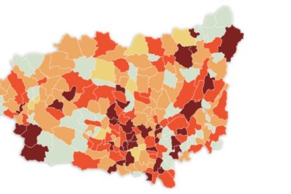 El mapa de la incidencia por municipios hoy. DL