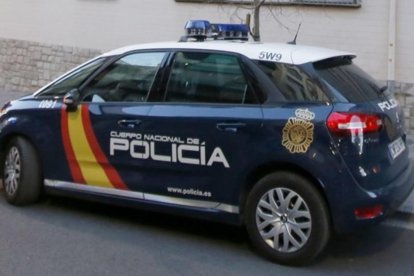 Coche patrulla de la Policía Nacional.