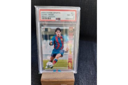 Un cromo de Messi valorado en 100.000 euros. TODOCOLECCIÓN