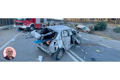 Justo Ferreras, el voluntario de 80 años que ha fallecido en el brutal accidente de El Rabizo. DL