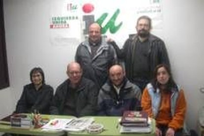 Los integrantes de la lista de Izquierda Unida presentaron este fin de semana su candidatura oficial