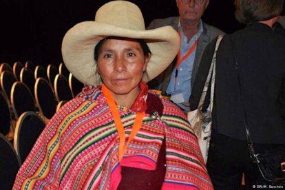 Máxima Acuña ganó el premio medioambiental Goldman en 2016.