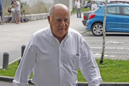 Amancio Ortega, en una de sus escasas apariciones públicas, en el 2013.