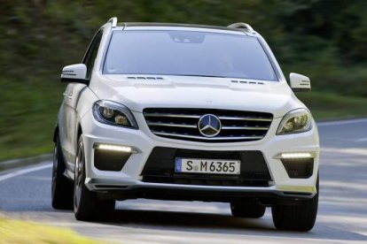 El nuevo ML 63 hace gala de una inconfundible estética AMG.