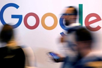 El logotipo de la multinacional tecnológica Google.