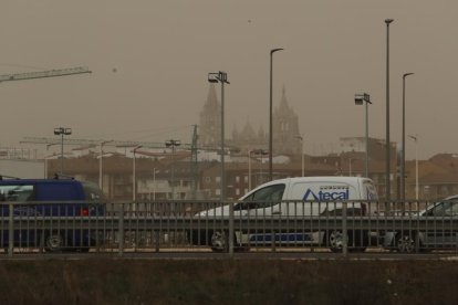 Aspecto que presenta el cielo de León cuando se produjo el último episodio de este tipo. RAMIRO