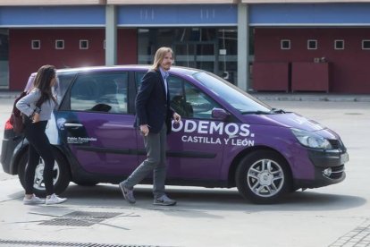 El candidato de Podemos, Pablo Fernández.