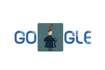 El 'doodle' dedicado a Charles Macintosh, inventor de la tela impermeable.