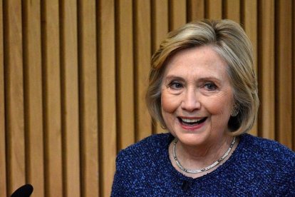 Hillary Clinton, el pasado 9 de octubre en Oxford.