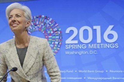 Christine Lagarde, directora del FMI.