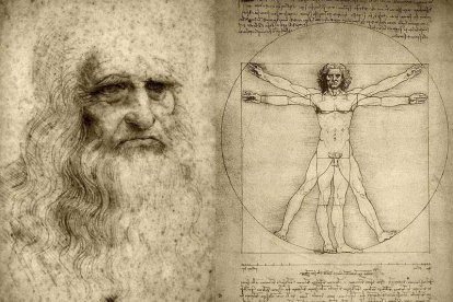 Imagen de uno de los dibujos de Leonardo. EFE