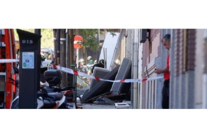 El edificio ha quedado muy afectado. JJ. GUILLÉN