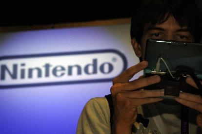 Estand de Nintendo en la Exposición de Entretenimiento Electrónica de Los Ángeles.