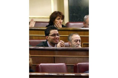 Diego Moreno, en una foto en el Congreso.