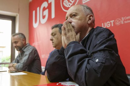 El secretario autonómico de UGT, Faustino Temprano. J. M. GARCÍA