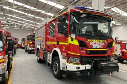 Vehículos de Bomberos del Sepeis. DL