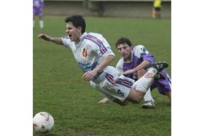 Alfonso fue uno de los jugadores del filial más castigado por los palentinos